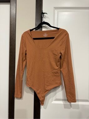 Nuuds Long-Sleeve Scoop Neck Bodysuit